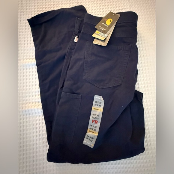 Carhartt Flame Resistant Midweight Canvas Jean Pants 36 x 32 NEW - Picture 5 of 6